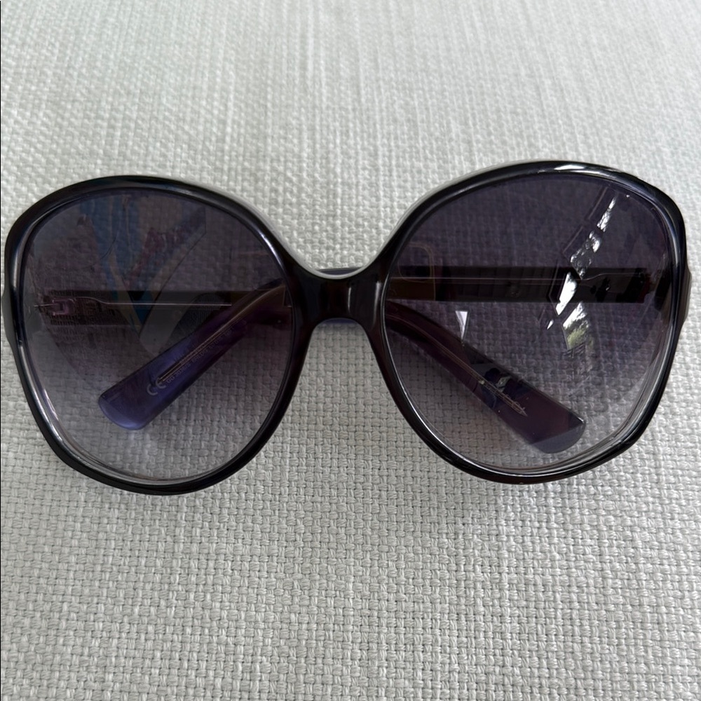 Oversized Navy Gucci Sunglasses